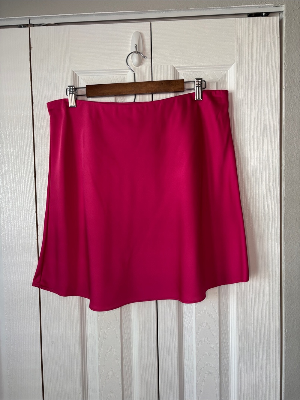 J. Crew Silky Hot Pink Mini Skirt